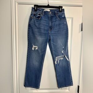 Ultra High Rise Ankle Straight Jean - 27/4 S